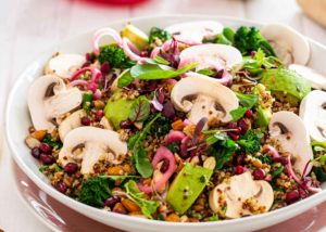 Raw Mushroom Superfood Salad