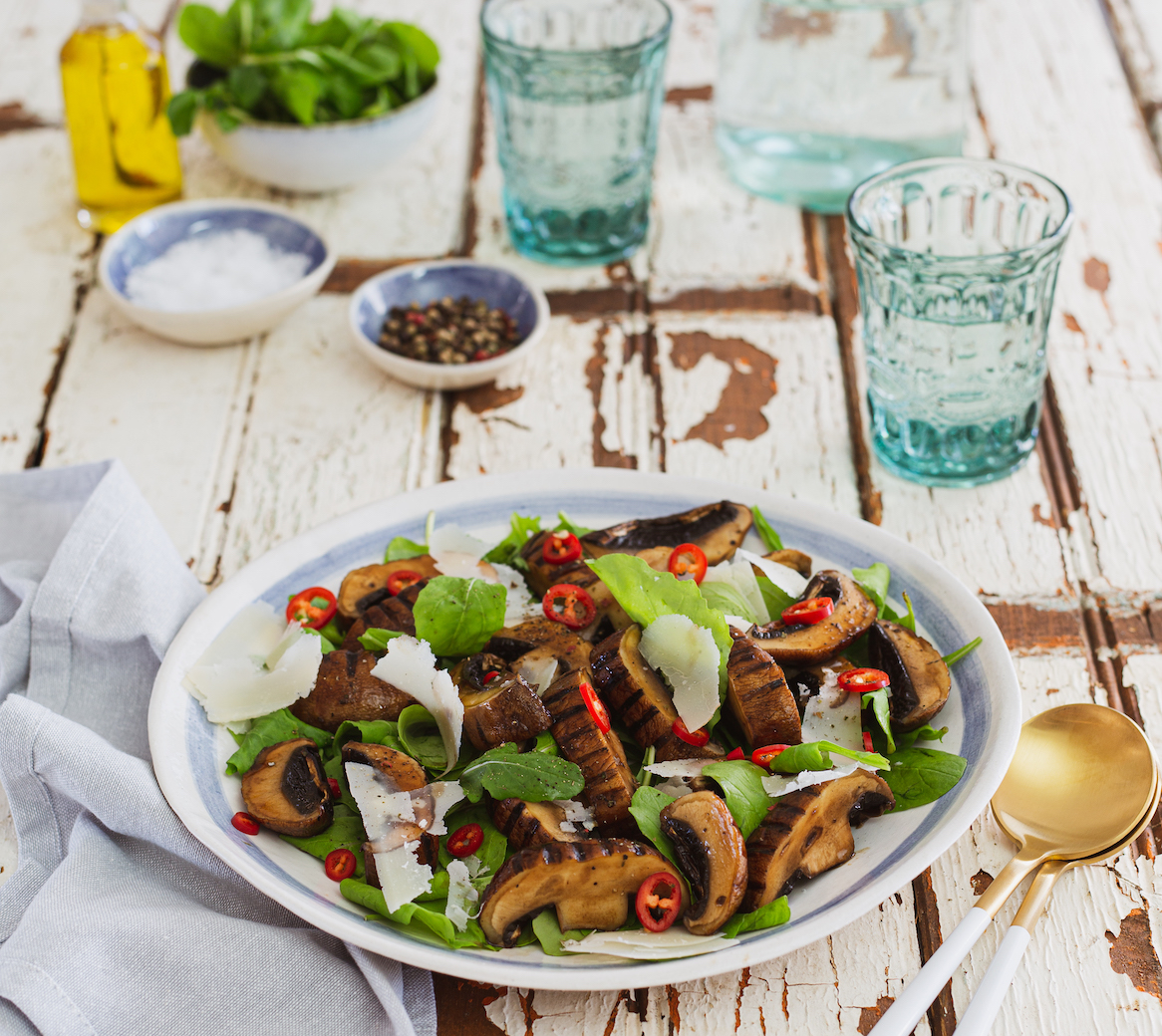 Glazed Mushroom Tagliata