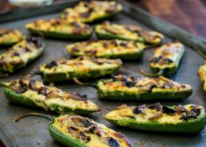 Cheesy Mushroom Jalapeno Poppers